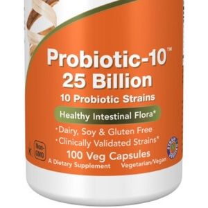 NOW,Probiotic-10,25 Billion,10 Probiotic Strains,